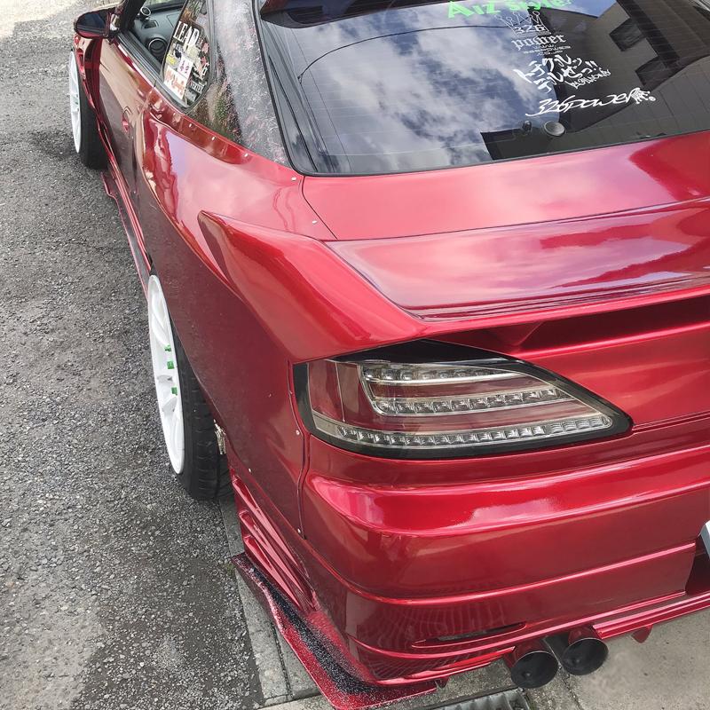 S15 シルビア ヴァリエッタ ファイバー LED テールランプ スモーク