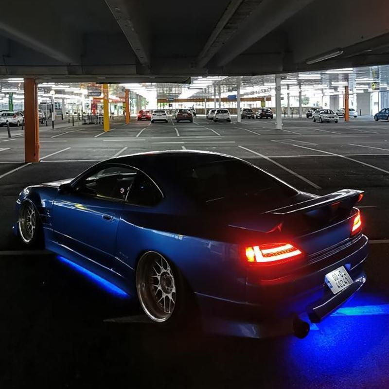 S15 シルビア ヴァリエッタ ファイバー LED テールランプ スモーク