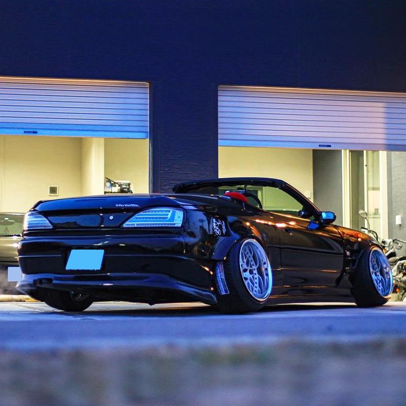 S15 シルビア ヴァリエッタ ファイバー LED テールランプ クリアー