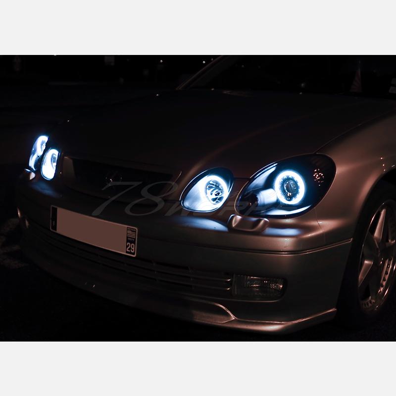 16 アリスト JZS160 JZS161 ARISTO LED イカリング ヘッドライト 16 アリスト JZS160 JZS161 ARISTO LED イカリング ヘッドライト