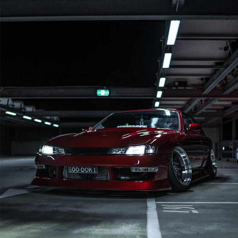 S14 CS14 シルビア 後期 クリスタル クリアー レンズ ヘッドライト