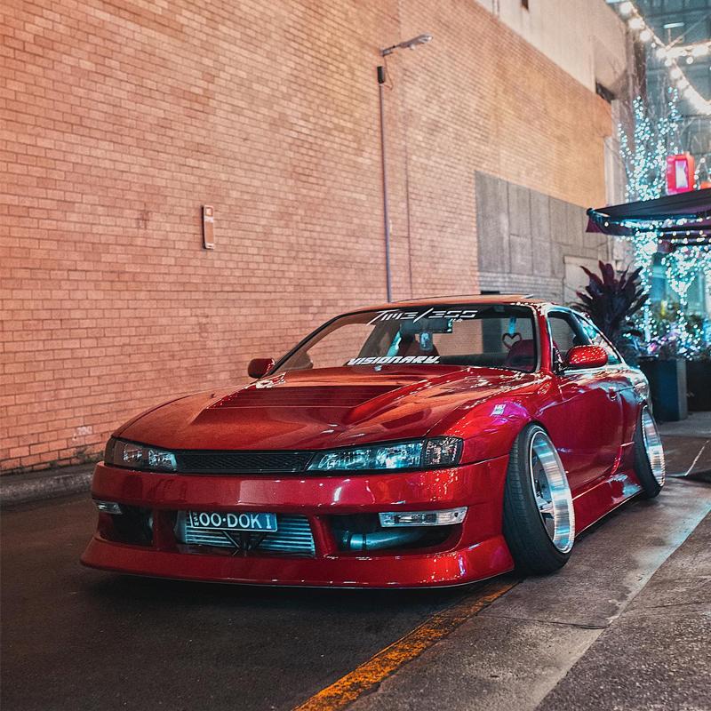 シルビアs14 後期　純正ヘッドライト左右セット ガラス　実働車外し　保管品 S14 CS14 シルビア 後期 クリスタル クリアー レンズ ヘッドライト