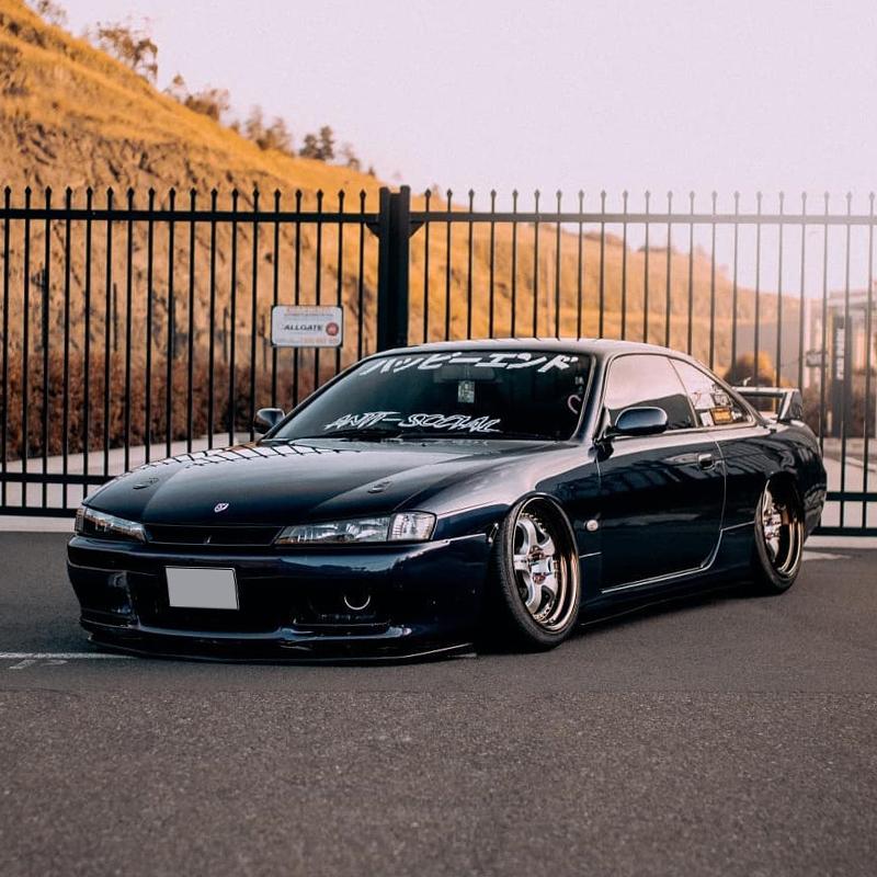 S14 CS14 シルビア 後期 クリスタル クリアー レンズ ヘッドライト