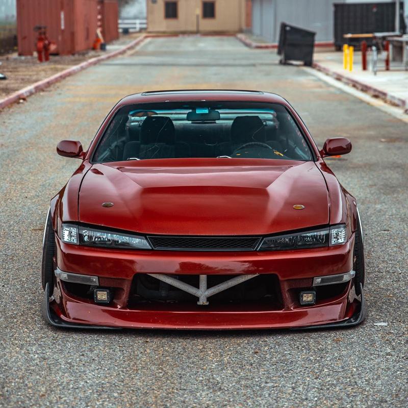 S14 CS14 シルビア 後期 クリスタル クリアー レンズ ヘッドライト