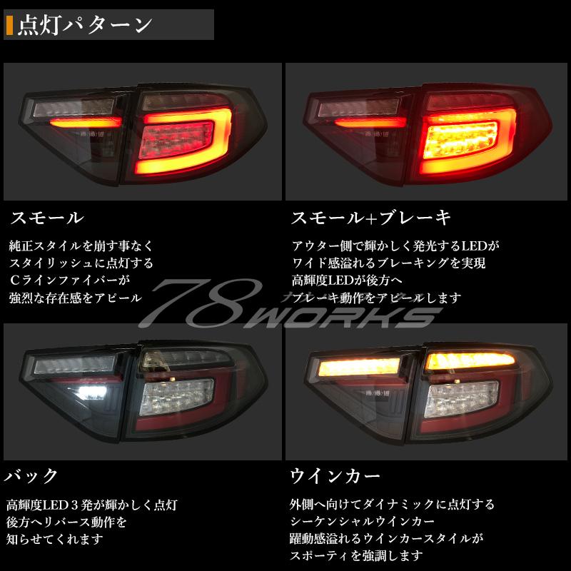 GH GR インプレッサ / WRX STI US 人気モデル 流れるウインカー
