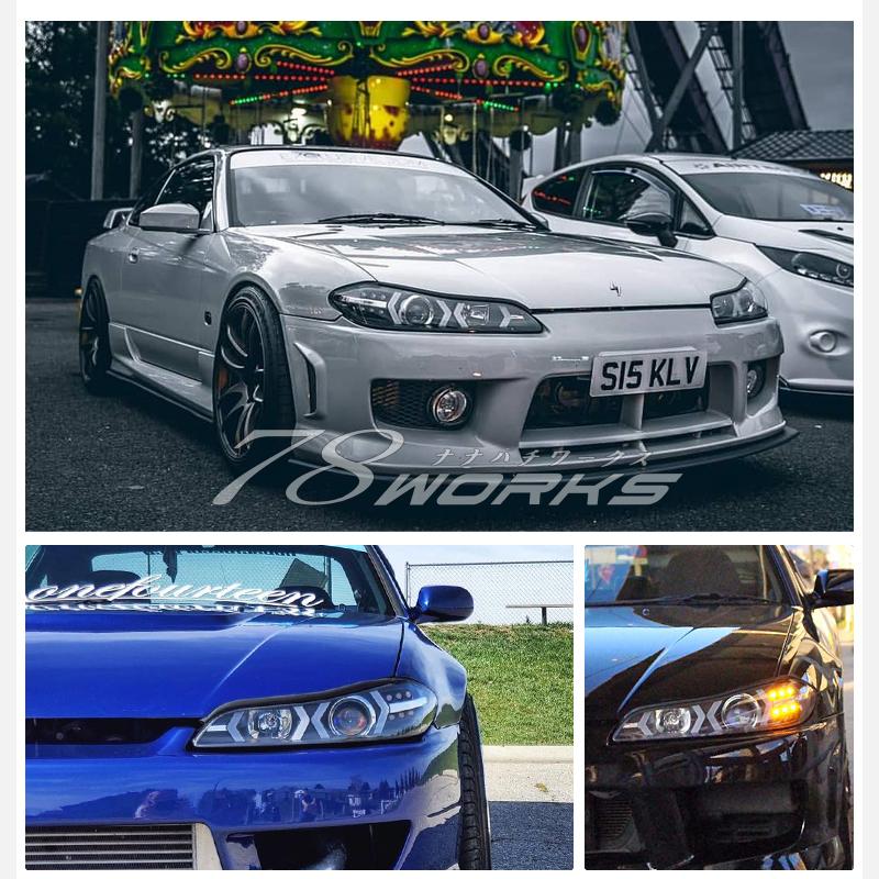 15 S15 シルビア / ヴァリエッタ 次世代 イカリング 流れるウインカー