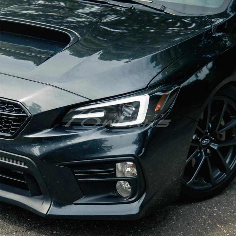 WRX STI S4 レヴォーグ LED ヘッドライト V3 ブラック VAB VAG WRX STI S4 レヴォーグ LED ヘッドライト V3 ブラック VAB VAG