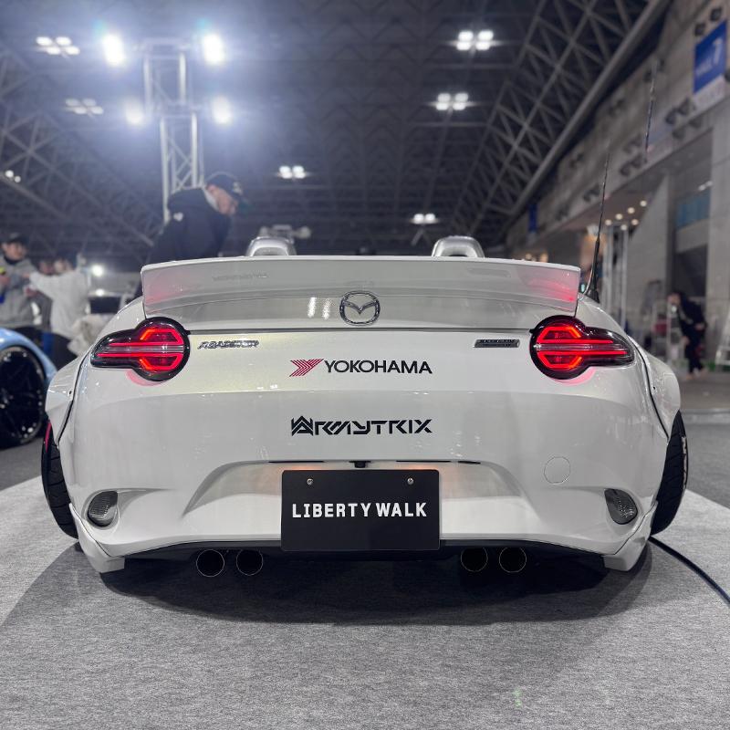 ND ロードスター RF ファイバー LED テールランプ クリアー オール
