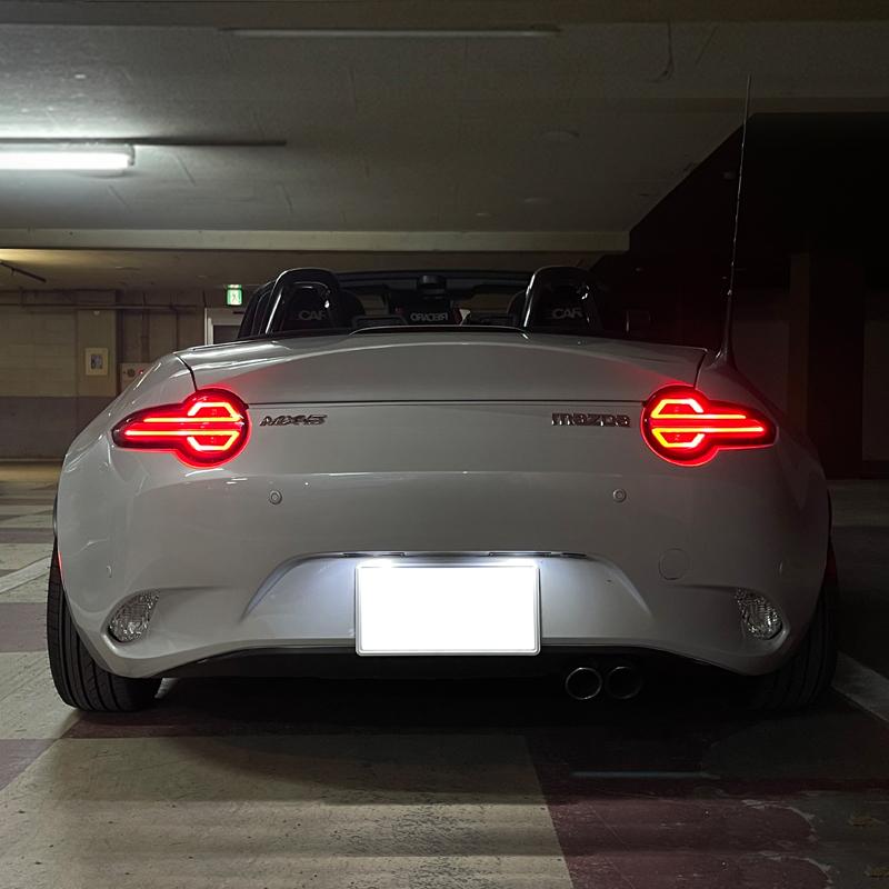 ND ロードスター RF ファイバー LED テールランプ クリアー オール