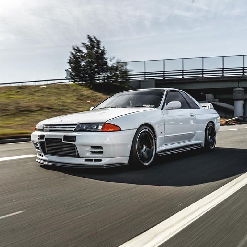 R32 スカイライン LED ヘッドライト ブラック FR32 ER32 HR32 HCR32