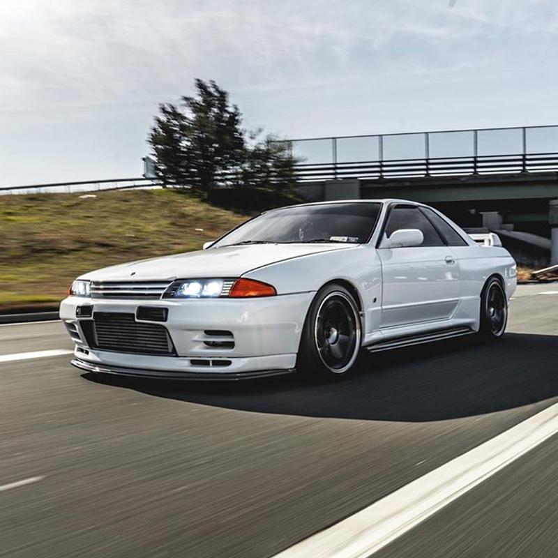 R32 スカイライン LED ヘッドライト クローム FR32 ER32 HR32