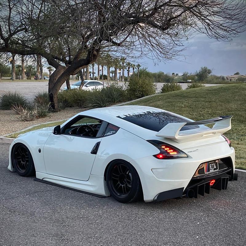 Z34 370Z フェアレディZ 流れるウインカー LED テールランプ ブラック