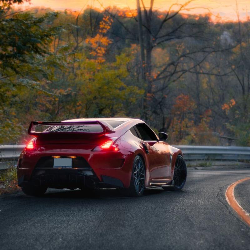 Z34 370Z フェアレディZ 流れるウインカー LED テールランプ ブラック