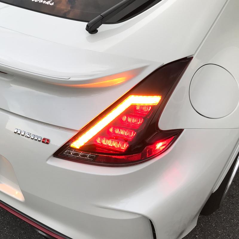 フェアレディZ34　テールランプ Amazon | 78WORKS Z34 フェアレディZ フルLEDで純正から