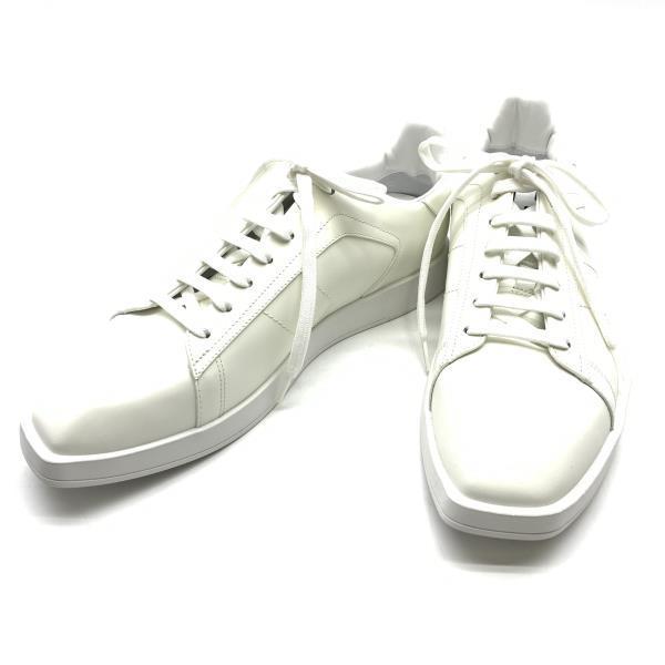 未使用 Berluti ベルルッティ ステラ カーフレザー スニーカー 靴 白 ホワイト サイズ9 （約27.5〜28cm） メンズ 紳士