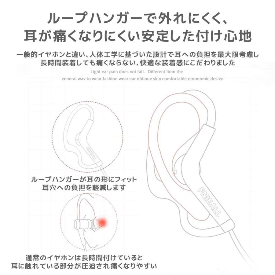 イヤホン 有線 Iphone Android 耳が痛くならない ループハンガー テレワーク リモート スポーツ ランニング イヤホンマイク 高音質 ヘッドホン 防水 Ad1022 Litex Jp 通販 Yahoo ショッピング