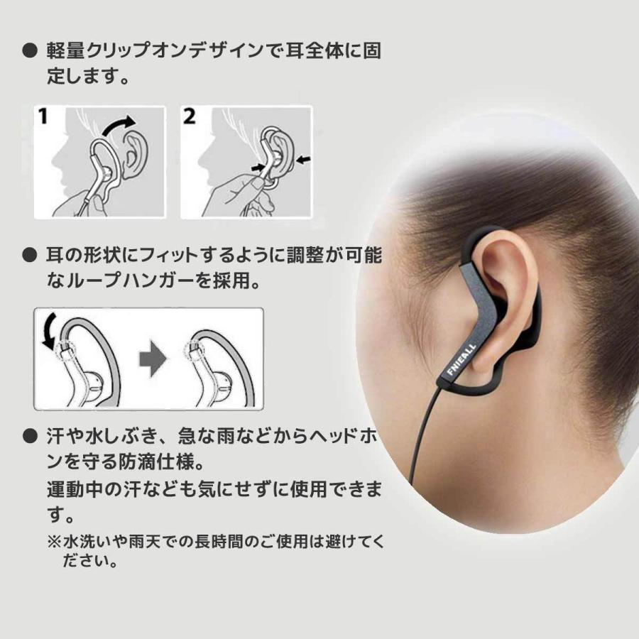 イヤホン 有線 Iphone Android 耳が痛くならない ループハンガー テレワーク リモート スポーツ ランニング イヤホンマイク 高音質 ヘッドホン 防水 Ad1022 Litex Jp 通販 Yahoo ショッピング