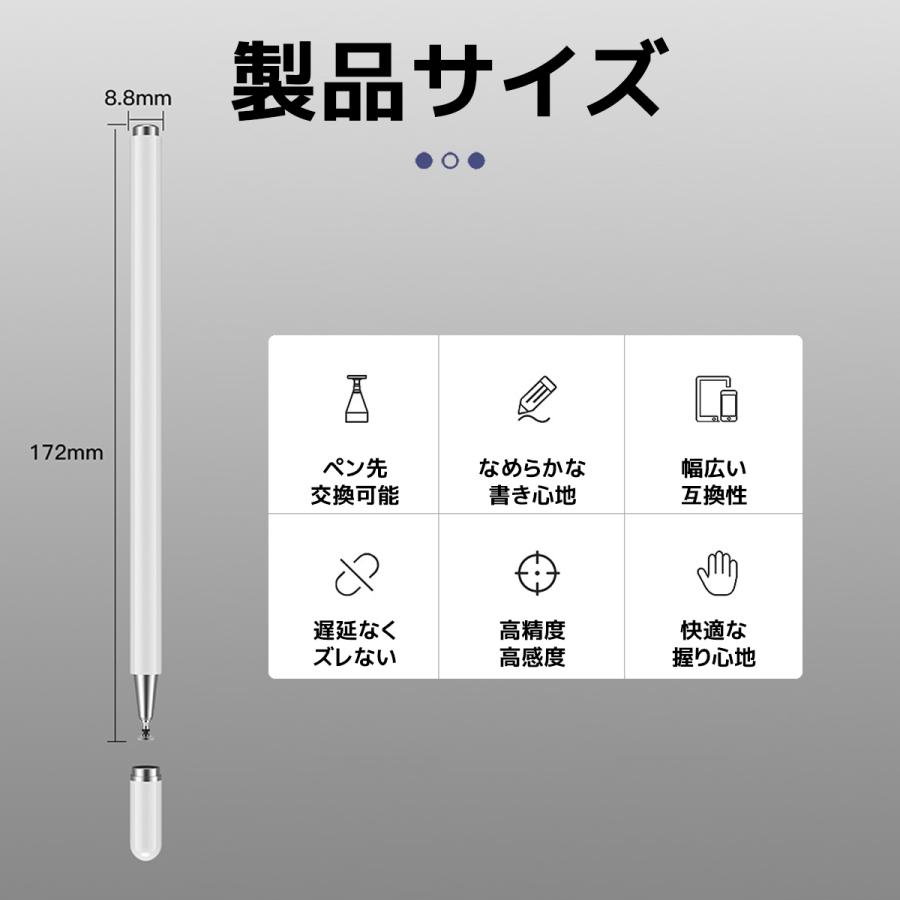 タッチペン Ipad スマホ スタイラスペン Iphone Andoroid 対応 Air2 Air タブレット 高感度 高精度 軽量 イラスト アプリ ゲーム ノート 遅延なし 充電不要 Pc1025 Litex Jp 通販 Yahoo ショッピング