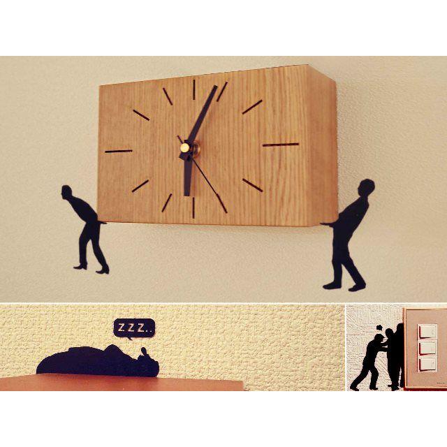 (クリックポスト発送)ウォールステッカー ウォールストーリー 猫(お魚欲しい)壁貼りシール 貼りなおし可能 |  | 01