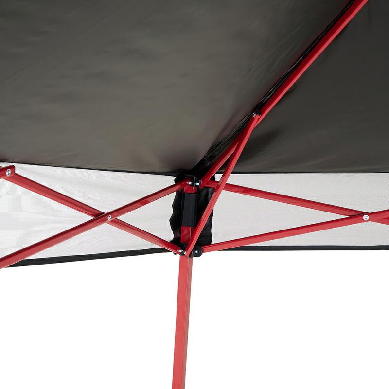 ロゴス QセットBlackタープ・ポータブル-BA ワンアクションで組立て簡単な超コンパクト収納のQセットタープ UV-CUT率99.9％以上、遮光率100％ | LOGOS | 07