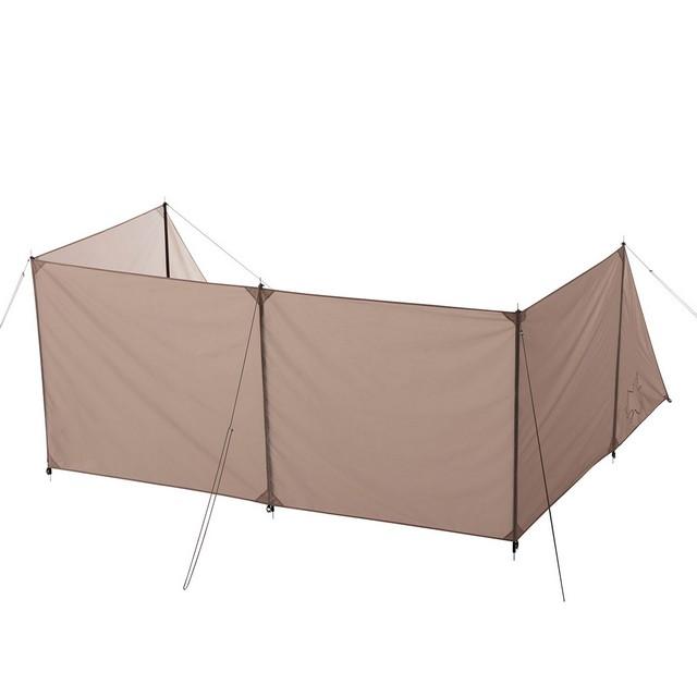 ロゴス LOGOS JINMAKU-BJ ジンマクタープを囲んで風から守る 目隠しでプライバシー空間も守るタープ | LOGOS | 04