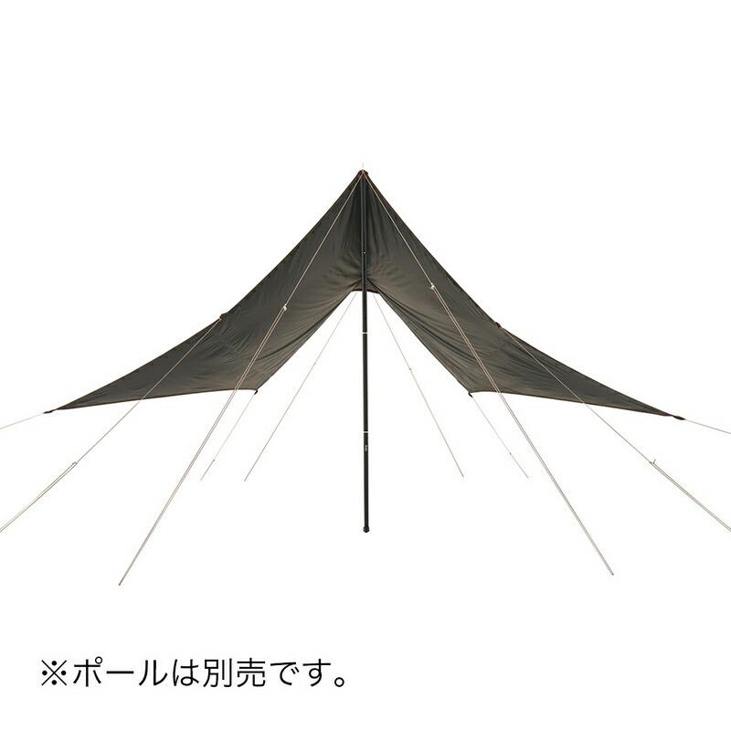 ロゴス トラッドソーラーTepeeブリッジヘキサタープ-BA  新規・既存TEPEEテントと連結可能 アレンジ自在のヘキサ型タープ UV-CUT率99.9％ 遮光率100％ | LOGOS | 03