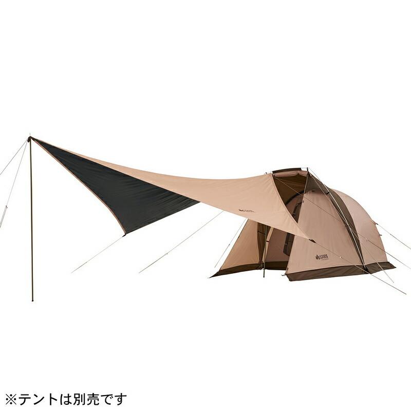 ロゴス トラッドソーラー ツーリングタープ-BA 強烈な日差しを遮る、軽量ウイング型タープ ウイングタープ 高さ約180cm UV-CUT率99.9％ 遮光率100％ | LOGOS | 09
