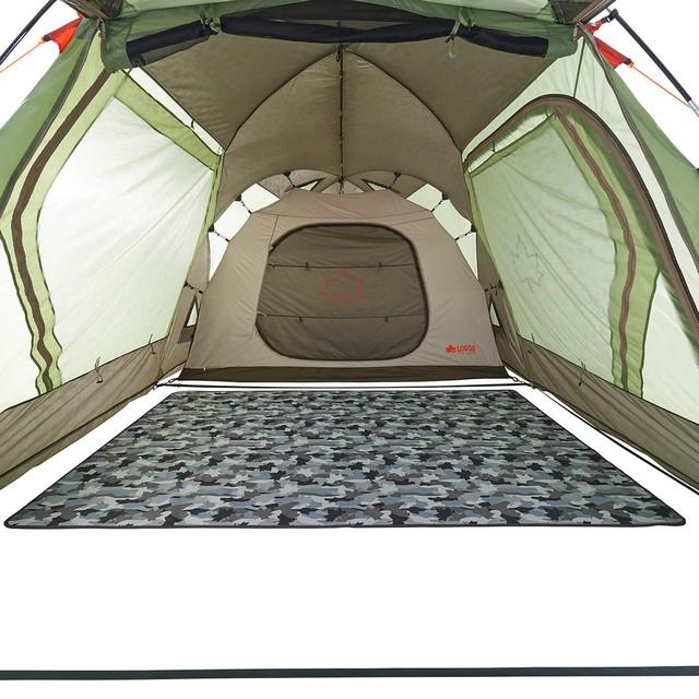 ロゴス オックス防水シート・キャンプ(バッグイン)(カモフラ)大人用キャンプで使える特大サイズの防水シート 260×145cmの大判サイズ | LOGOS | 05