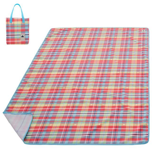 ロゴス オックス防水シート・ピクニック(バッグイン)(チェッカー)ファミリーにぴったりサイズの防水シート サイズ185×145cm | LOGOS