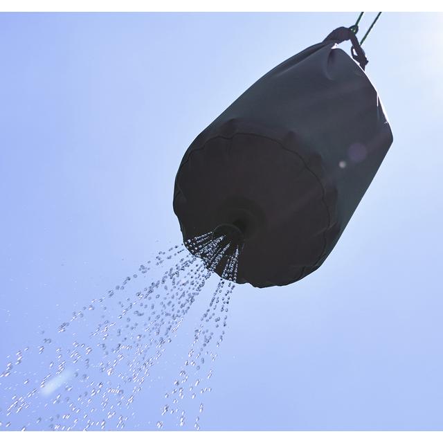 ロゴス エアライトシャワー ポケットサイズのハンディーバッグシャワー 最大9Lの水が入り、約5分間シャワーが出続けます 海水浴後に簡単シャワーに | LOGOS | 07