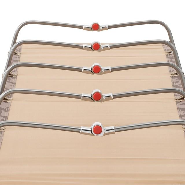 ロゴス LOGOS エアライト アッセムプットベッド コット 素早く組立て 超軽量コンパクトベッドは強度と軽さの7001ジュラルミン製フレーム 重さ2.2kg | LOGOS | 06