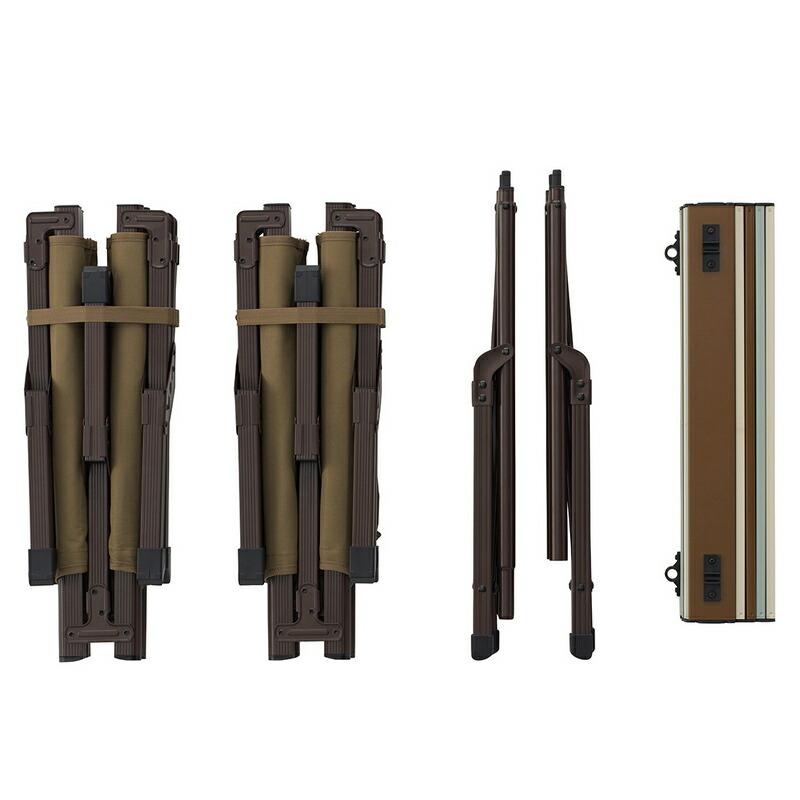 ロゴス LOGOS Life キャリーオンテーブルセット4(ヴィンテージ)テーブルとベンチチェアセット テーブルは小さなお子様でも使いやすい高さ低めの約38cm | LOGOS | 12