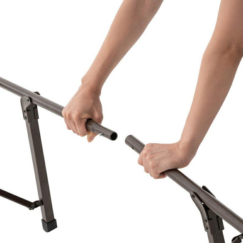 ロゴス LOGOS Life キャリーオンテーブルセット4(ヴィンテージ)テーブルとベンチチェアセット テーブルは小さなお子様でも使いやすい高さ低めの約38cm | LOGOS | 07