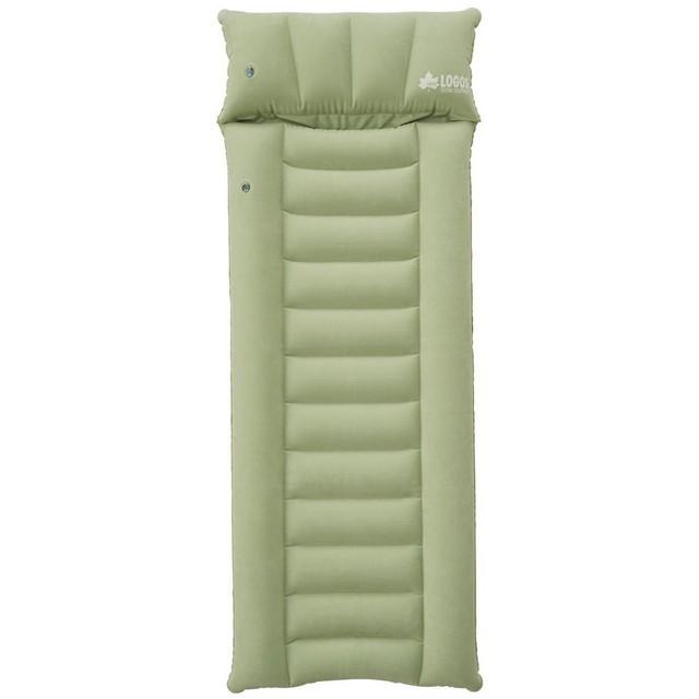 ロゴス ラダーベッド・SOLO エアーベッド 簡単に膨らますことができるベルベッド素材の肌触りのよいベッド 避難所でのベッドにも役立つ | LOGOS | 03