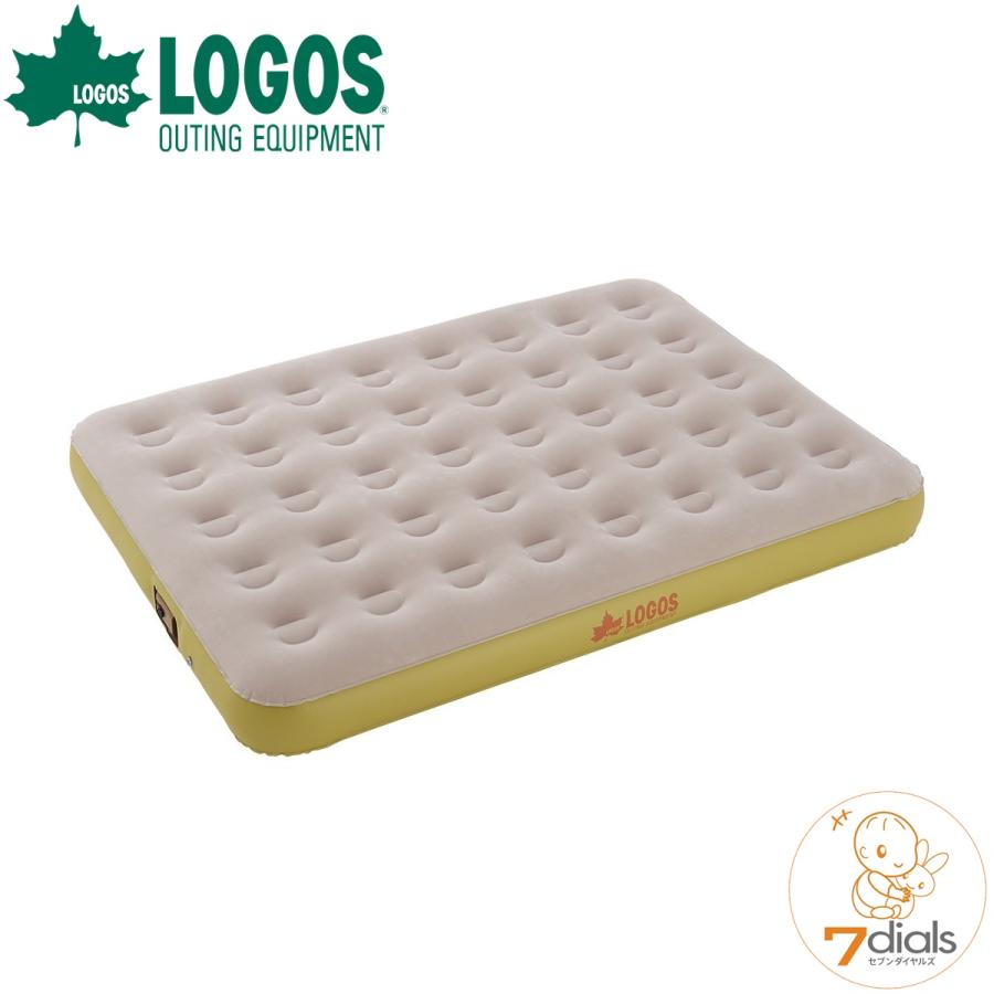 ロゴス どこでもオートベッド130 電動ポンプ内蔵のエアベッド ボタン一つで約3分で自動空気注入  単一乾電池4本使用(乾電池別売) | 