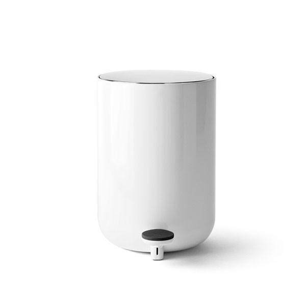 menu/メニュー MENU ペダルビン7L ブラック/ホワイト ごみ箱