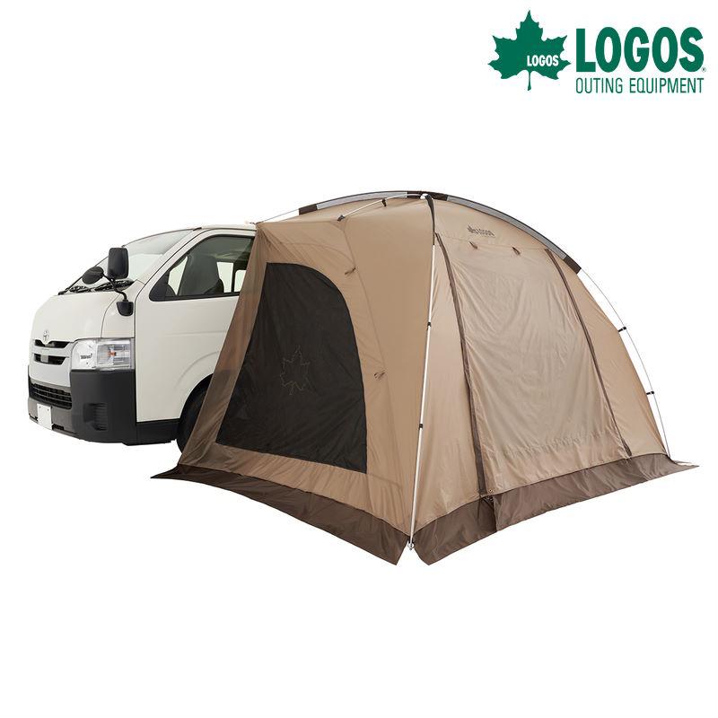ロゴス Tradcanvas ハイタイプカーサイドオーニング 大型系のミニバンにも取付可能なカーサイドオーニング ハイタイプ 車中泊に便利 | 