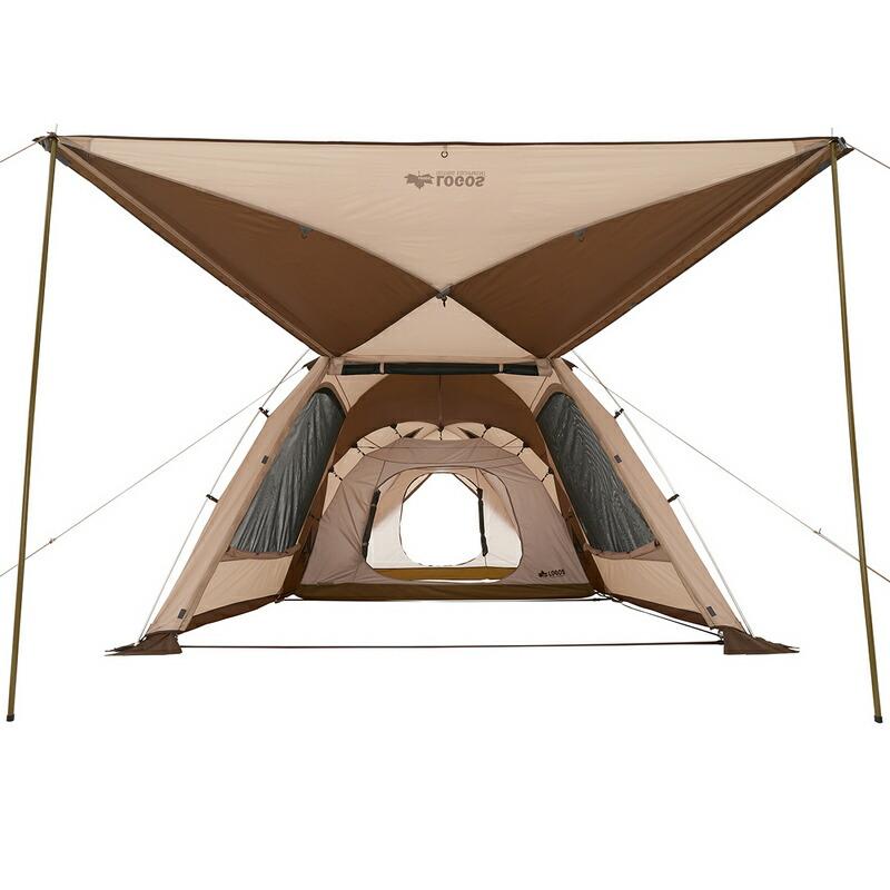 ロゴス Tradcanvas PANELドゥーブルXLセット-BB 2ルームテントに