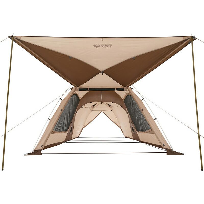 ロゴス Tradcanvas PANELドゥーブルXLセット-BB 2ルームテントに