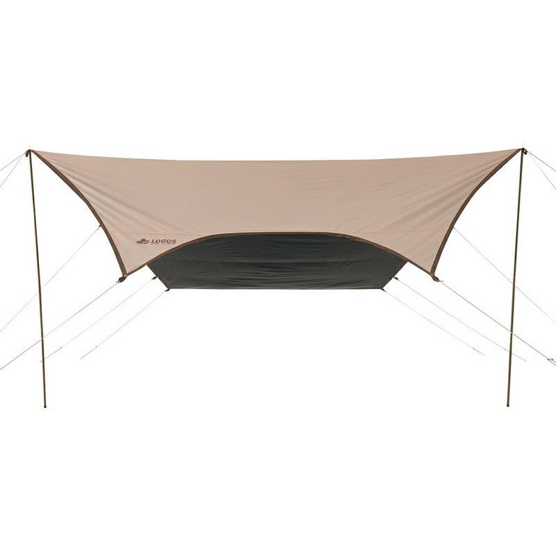 ロゴス トラッドソーラー ドームFitヘキサタープ 4443-BA  強烈な日差しを遮りテントにフィットするヘキサ型タープ UV-CUT率99.9％、遮光率100％ | LOGOS | 03
