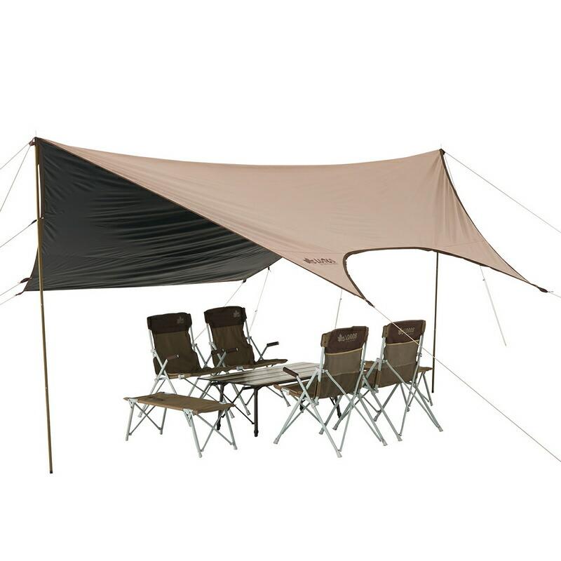 ロゴス トラッドソーラー ドームFitヘキサタープ 4443-BA  強烈な日差しを遮りテントにフィットするヘキサ型タープ UV-CUT率99.9％、遮光率100％ | LOGOS | 05