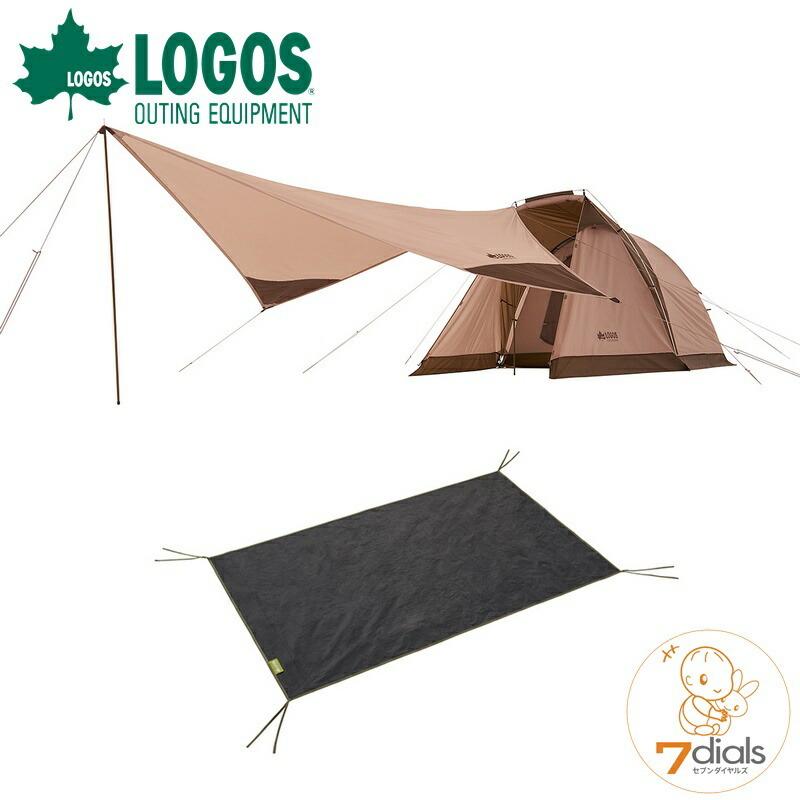 新作人気 LOGOS 並行輸入品 ロゴス Tradcanvas リビングDUO 人気のDUOサイズにハイジションタイプが登場 ツーリングに最適なテント テントとタープのセット amp;タープセット