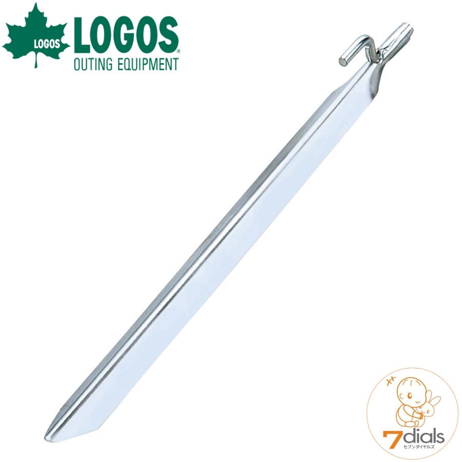 LOGOS/ロゴス Vペグ22cm（4pcs）V字ペグで抜けにくい 砂地、土に最適