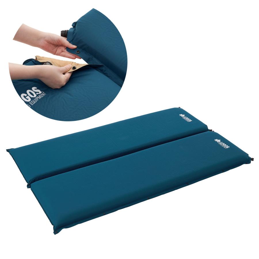 ダブルバルブ・高密弾力 100セルフインフレートマット・SOLO Wバルブで