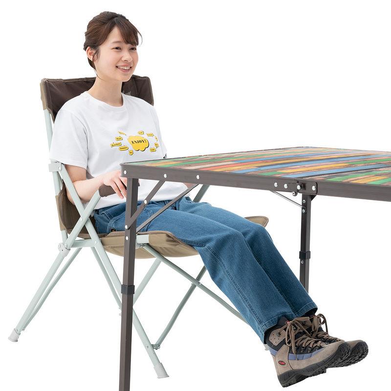 【新品未開封】LOGOS Old Wooden 丸洗いダイニングテーブル ロー ロゴス Old Wooden 丸洗いダイニングテーブル 12080 オールドウッデン