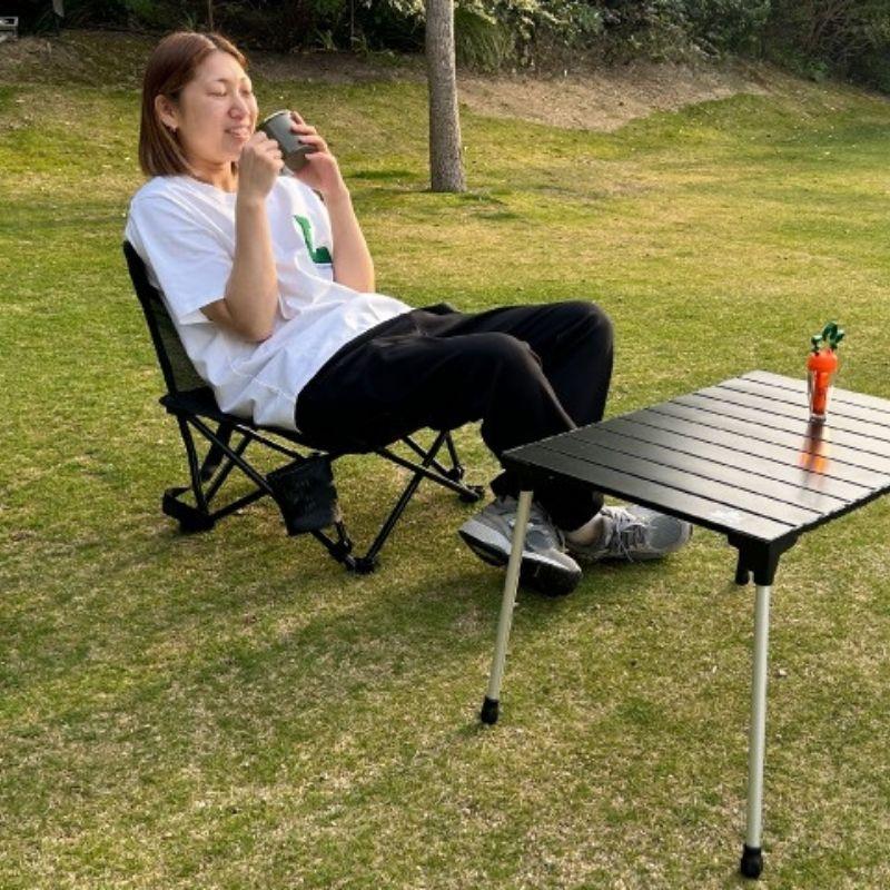 LOGOS ロゴス チルチェア 野外フェスに最適 パッと出してしまえる楽ちんチェア コンパクトながら角度のある背もたれで座り心地抜群 テスリンメッシュ生地採用 |  | 05