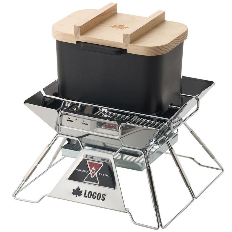 LOGOS/ロゴス チョットおでん土鍋（木葢付） 薪ストーブや焚き火の上で