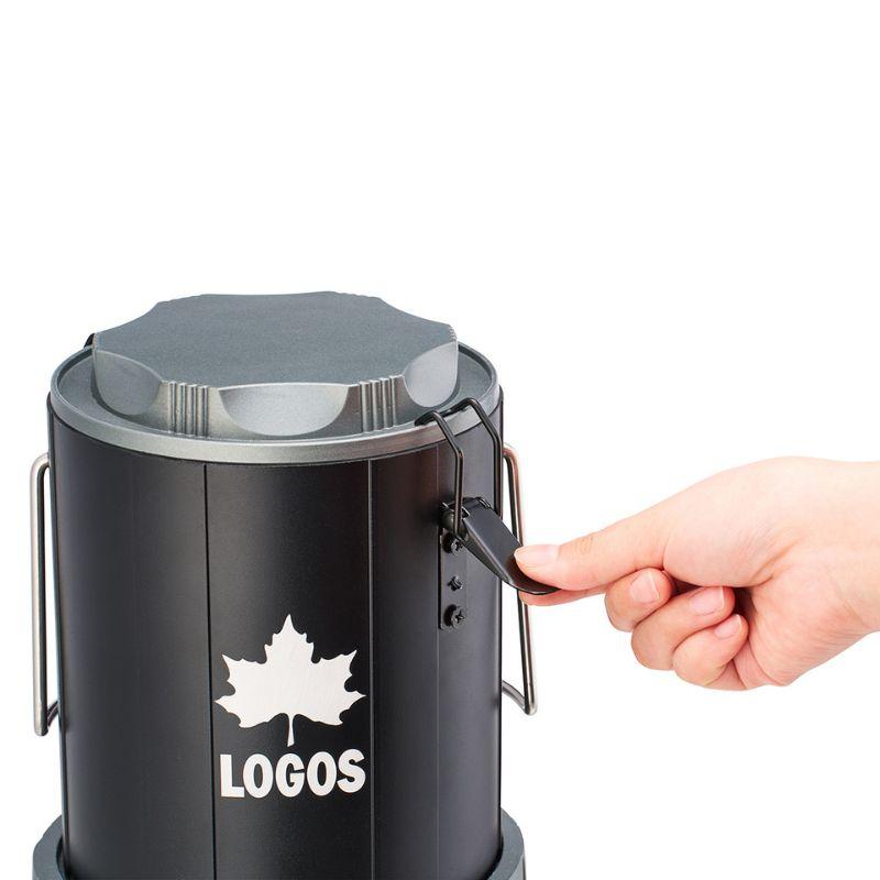 LOGOS ロゴスバックル火消し壺 簡単バックル開閉の火消し壺 BBQ