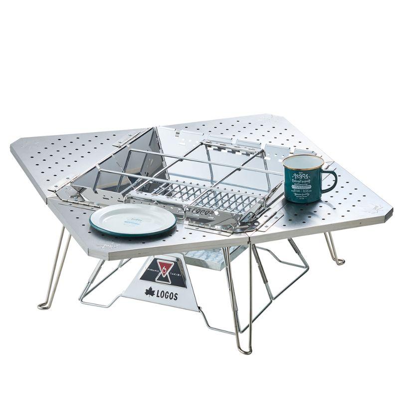 LOGOS ロゴス 2WAY囲炉裏タフテーブル 囲炉裏テーブルと耐熱テーブルの