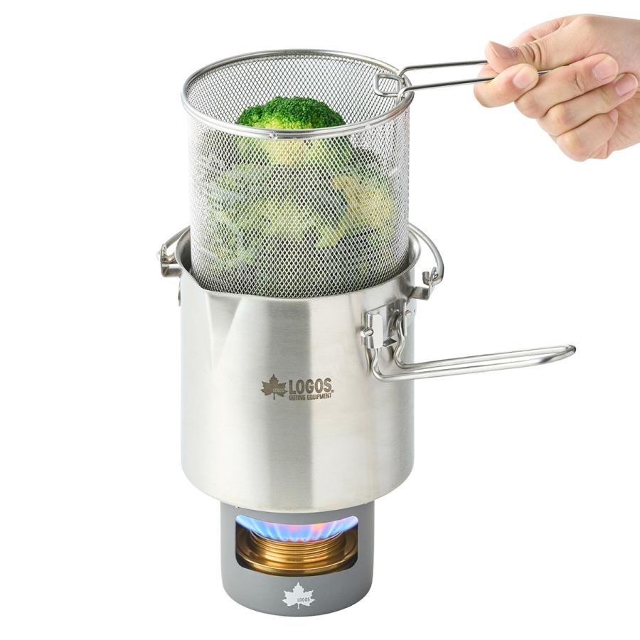 LOGOS/ロゴス LOGOS フィールダーケトル1500 煮炊き揚げ物対応の専用
